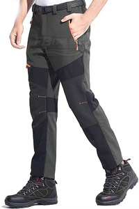 Men's and Women's Casual Lightweight Mid Waist Solid Color Straight Breathable 100% Cotton <b>Trousers</b> - Product Image 2