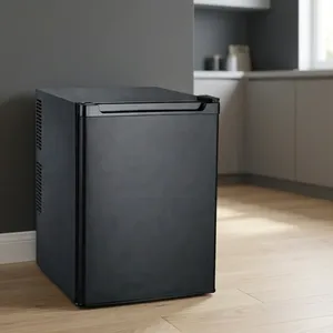 Mini Refrigerador de Acero Inoxidable con Compresor, Refrigerador Compacto para Hotel, Enfriamiento Silencioso, Mini Bar de Bajo Consumo para Hoteles - Product Image 5