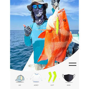 Vêtements de protection solaire à séchage rapide, personnalisés, UPF 50, chemises de soleil pour hommes et femmes, t-shirts à manches longues, vêtements UPF, chemises de pêche - Product Image 5