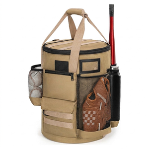Bolsa multifuncional para pelotas de béisbol, correa para el hombro, materiales de alta calidad, estuche de almacenamiento para equipos de entrenamiento para atletas de béisbol - Product Image 2