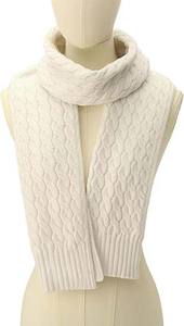 Écharpe unisexe en tricot artistique - Cache-cou d'hiver à texture unique - Cache-cou élégant en tricot côtelé doux avec logo personnalisé - Product Image 4