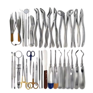 Ensemble d'instruments chirurgicaux de laminectomie en acier inoxydable réutilisable de haute qualité, 34 pièces, outils de chirurgie orthopédique vétérinaire, hôpital - Product Image 6
