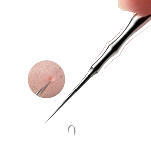 Double Ended Acne Needle Blackhead Remover Facial Pimple <b>Extractor</b> Tool Professional Beauty Care for Deep Skin Cleaning - Product Image 4