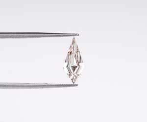 Diamant de laboratoire de 0,95 carat, 11,10 x 5,10 mm, taille cerf-volant, couleur champagne, diamant fantaisie de taille unique, créé en laboratoire, pour la création de bijoux - Product Image 5