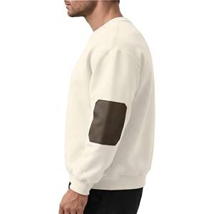 Sweat-shirt à col rond personnalisé avec logo, pour hommes et femmes, manches longues, en coton molletonné, pull décontracté, vêtements de sport, vente en gros, usine de vêtements - Product Image 5