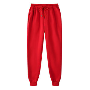 Pantalons légers pour hommes, nouveaux pantalons décontractés en molleton de couleur unie, imprimés, pour le fitness, streetwear pour hommes - Product Image 3