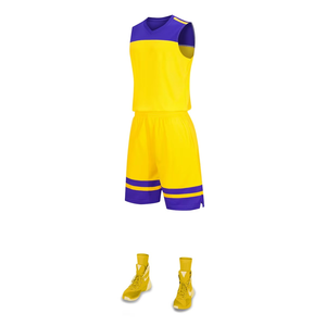 Hot Sale Custom Reversible Basketball Uniform 100% Polyester Eco-Friendly Breathable Quick Dry Adult Custom Team Name - Product Image 5