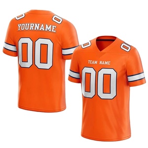 Maillot de football américain personnalisé Stylso avec logo, respirant, grande taille, technique de sublimation, 100% polyester, séchage rapide, col en V - Product Image 1