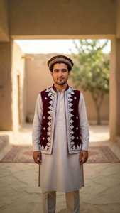 Handmade Men Afghani <b>Waistcoat</b> Men Vests & <b>Waistcoat</b> Classic Embroidered Formal Traditional Wear Bulk Supply. - Product Image 6