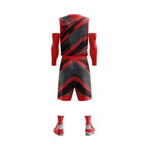 Uniforme de Baloncesto Sublimado para Equipos, el Más Vendido, de Secado Rápido, Último Diseño, Manga Corta, Unisex para Hombre y Mujer, Poliéster - Product Image 4