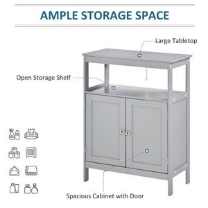 Mueble de Baño Gris para Almacenamiento y Organización de Espacios - Product Image 2