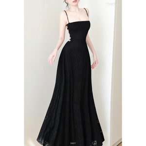 Vestido de Noche de Sirena con Brillo y Espalda Descubierta para Mujer al por Mayor con Tirantes Anchos ET3447 - Product Image 5