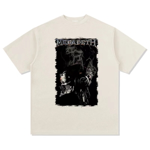 T-shirt Homme Oversize en Coton 100% de Qualité Luxe avec Logo Personnalisé, Imprimé, Col Étendu et Épaules Tombantes - Product Image 1