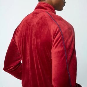 Survêtement moderne en velours et coton mélangé, léger, pour l'hiver, deux pièces, pour hommes, fournisseur en gros - Product Image 5