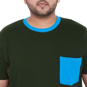 High Quality Men's T-Shirt Front Knitted Breathable Canvas Plus Size Lightweight Quick Dry Customized Colors New Stock Online - Product Image 5