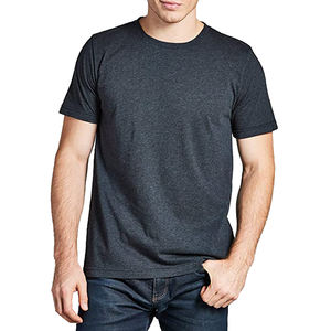 High Quality ODM Stand Collar Twill Short Sleeve 100% Cotton Casual T-Shirts with Custom Logo - Product Image 5