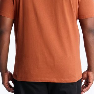 Men Rust Copper Oversized Fashion Tee For Men With Custom Front Logo Premium Relaxed Streetwear Casual <b>Half</b> <b>Sleeve</b> <b>T</b> <b>Shirt</b> - Product Image 4