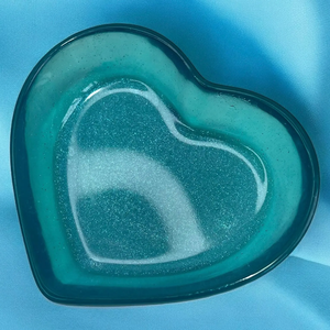 Sky Blue Color <b>Epoxy</b> <b>resin</b> Serving Bowl Square Shape small Size Dinner <b>table</b> Fruits Dessert Serving Use At Low Price - Product Image 5