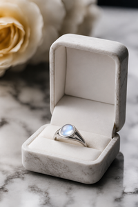 Natural <b>Moonstone</b> 925 Sterling Silver <b>Ring</b> Handmade Gemstone Jewelry Custom Wholesale Manufacturer Supplier for Women - Product Image 3