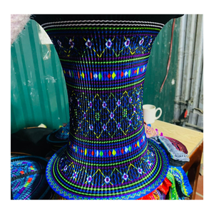 Decorative Hmong Brocade <b>Lantern</b> Handmade Traditional Vietnamese Ethnic Fabric Lamp for Home Hotel Restaurant Cafe and Festival - Product Image 3