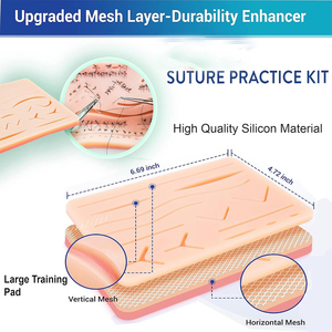Almohadilla de silicona realista con heridas precortadas, buen proveedor, nueva tendencia, kit de sutura totalmente personalizado para estudiantes de medicina - Product Image 6