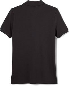 Chemise décontractée noire à manches courtes pour femme French Toast, en jersey tricoté en polyester, respirante, écologique, à séchage rapide et compressée - Product Image 2