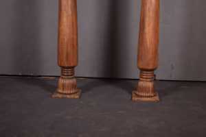 Columna Decorativa Tallada a Mano en Madera de Teca Sólida de Estilo Indio Vintage para Proyectos de Templos, Villas y Hoteles |   Mix Match 1 Contenedor - Product Image 3