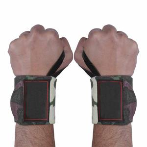 Bandes de poignet élastiques de fitness pour la musculation avec boucles pour le pouce - Product Image 1