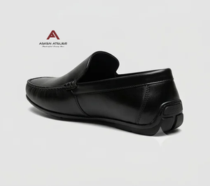 Asken Atelier New High-quality Luxurious <b>Men's</b> <b>Leather</b> High Top Loafer <b>Shoes</b> Slip-On Breathable <b>Soft</b> Open Toe Light Fashion All - Product Image 4