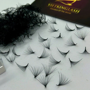 Meilleures ventes 20D Promade Nouveaux éventails préfabriqués faits à la main à tige longue et base pointue, éventails préfabriqués étroits - Product Image 3