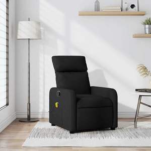Fauteuil de massage inclinable noir - Product Image 1