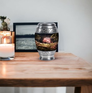 โกศบรรจุอัฐิรูปม้า ขนาด 220 คิวบิกอินช์ เป็นมิตรกับสิ่งแวดล้อม ปรับแต่งได้ สำหรับบรรจุอัฐิผู้ใหญ่เพศชาย - Product Image 2