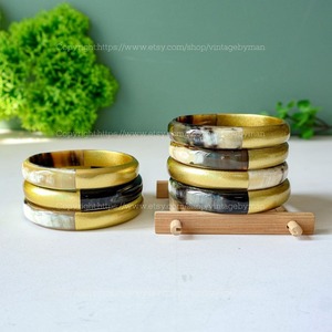 Decorative Buffalo Horn Cuff <b>Bracelet</b> Handmade Natural Jewelry Piece For Ladies Elegant And Modern Style - Product Image 2