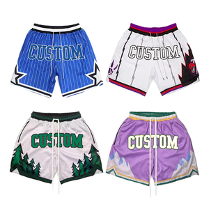 Pantalones Cortos de Malla de Poliéster al por Mayor con Cordón y Cintura Elástica, Estampado Completo, Premium, para Gimnasio y Deporte, con Impresión OEM - Product Image 3
