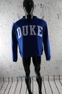 เสื้อสเวตเชิ้ต DUKE Mock Neck 450 GSM ปักชื่อแบบ Applique ทรงโอเวอร์ไซส์ ทรงบ็อกซี่ ผ้าฝ้ายฟลีซเฟรนช์เทอร์รี่ 100% - Product Image 1