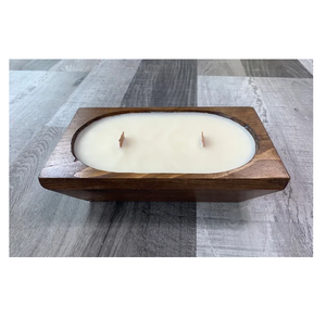 New Design Wood <b>Candle</b> Dough Bowl Rectangular Shape Home Decoration Durable Material Wood Dough Bowl - Product Image 1