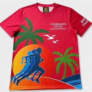 Camiseta Personalizada para Evento de Maratón 2026, Camiseta Publicitaria de Poliéster con Logotipo Personalizado, Camisetas Sublimadas en Blanco - Product Image 6