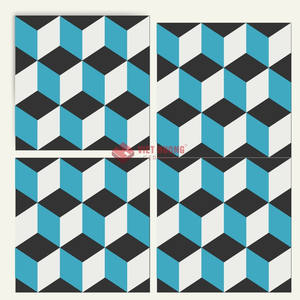 Baldosa de Cemento de 190x190 mm para Aplicaciones Contemporáneas en Paredes Exteriores - Product Image 6