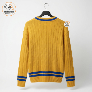 Sigma Gamma Rho | Embroidered 100% Cotton Breathable V-neck Winter <b>Cardigan</b> <b>Varsity</b> Sweater College Knitted Women's Covered - Product Image 2
