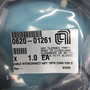 สายเคเบิล AMAT 0620-01261 สำหรับเชื่อมต่อ 40 ฟุต 15PIN - ผู้จัดจำหน่ายอุปกรณ์และชิ้นส่วนเซมิคอนดักเตอร์ระดับโลกที่เชื่อถือได้ - Product Image 3