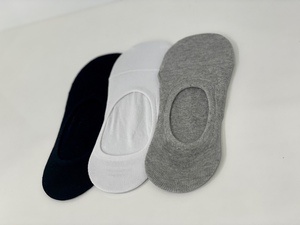 Chaussettes invisibles pour hommes, en coton peigné, durables et respirantes, fabriquées en Corée - Product Image 6