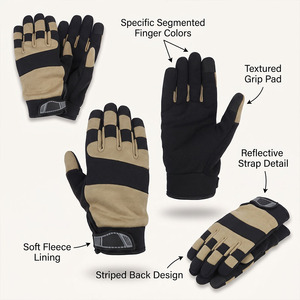 Guantes de Seguridad JNM SAFETY de Alto Rendimiento, Resistentes a Cortes, de Cuero Sintético Amara, Certificación CE, Resistentes al Calor y Antideslizantes - Product Image 3