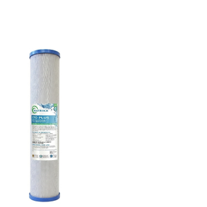 Filtre CTO PLUS, charbon de coco haute densité, cartouche d'eau de 20 pouces, eau cristalline et rafraîchissante - Product Image 1