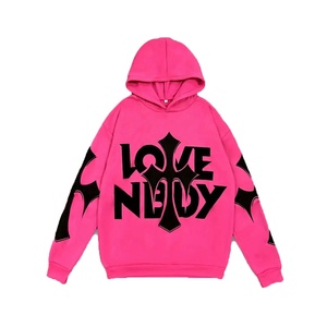 Sudadera con Capucha Personalizada para Hombre, 360 g/m², Corte Cuadrado, Felpa de Algodón, Impresión Serigrafiada, Gruesa y Pesada, Abrigo de Invierno con Capucha y Patrón Sólido - Product Image 6