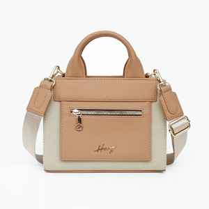 Bolso de Mano Retro de Fábrica, Nuevo Estilo, Contraste de Color, Gran Capacidad, Tipo Cubo, Cuero PU, Costuras a Contraste, Bolsos de Mensajero para Mujer - Product Image 3