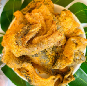 ขนมหนังปลาทอดกรอบ รสไข่เค็ม รสชาติอาหารทะเลแสนอร่อย สไตล์เวียดนาม ขนมรสเค็ม บรรจุภัณฑ์ขนาดใหญ่ - Product Image 5