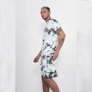 Ensembles d'été pour hommes : T-shirts à manches courtes et shorts amples – Tenues décontractées deux pièces fines et respirantes - Product Image 1