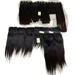 Vente chaude Cuticule brute alignée 13x6 HD fermeture frontale en dentelle droite Swiss HD frontale et fermeture cheveux humains - Product Image 1