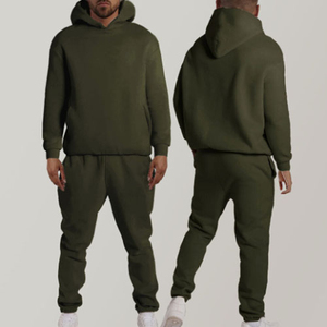 Survêtement de sport à capuche personnalisé avec logo, en polaire de haute qualité, pour le jogging et le quotidien - Product Image 1