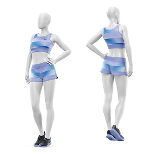 Conjunto Deportivo para Mujer, Brasier Deportivo Sin Costuras, Pantalones Cortos de Ciclismo, Yoga, Fitness, Secado Rápido, Alta Elasticidad, Ropa Deportiva, Fábrica OEM ODM - Product Image 6
